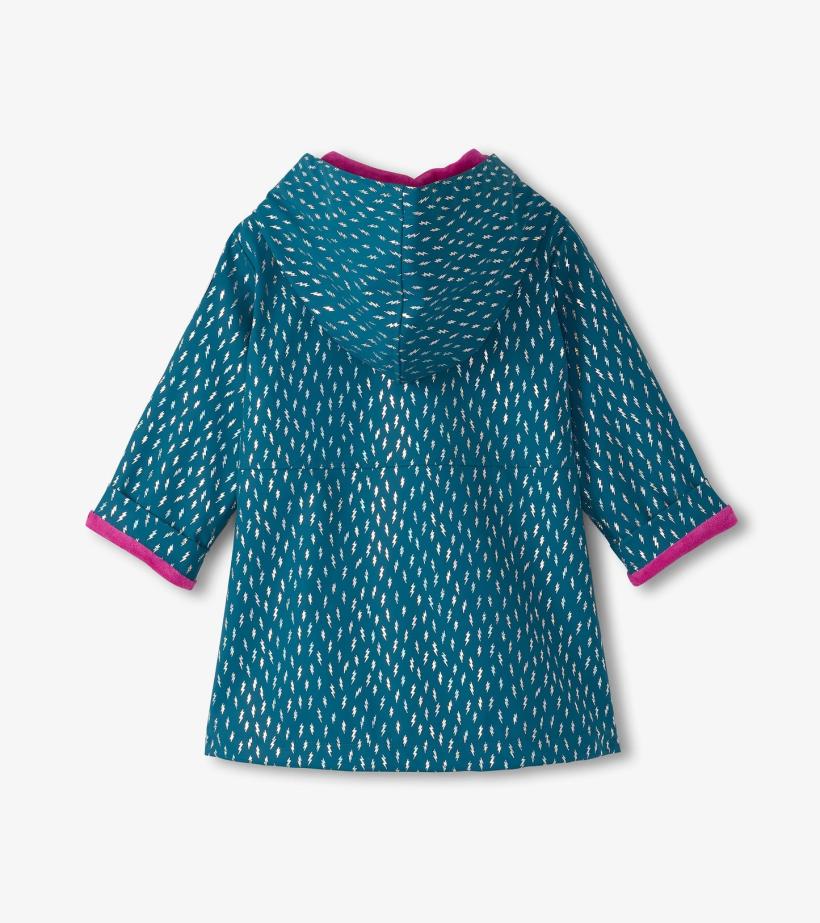 Girls Girls Mini Lightning Bolts Zip-Up Rain Jacket | Hatley Rainwear