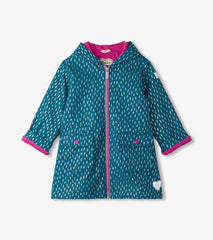Girls Girls Mini Lightning Bolts Zip-Up Rain Jacket | Hatley Rainwear