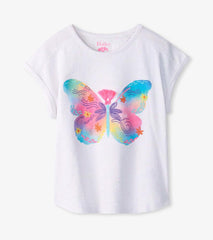 Girls Girls Painted Butterfly Relaxed T-Shirt | Hatley Tops