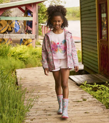 Girls Girls Painted Butterfly Relaxed T-Shirt | Hatley Tops