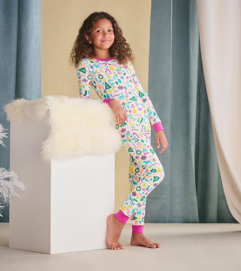 Girls Girls Pink Falala Pajama Set | Hatley Sleepwear