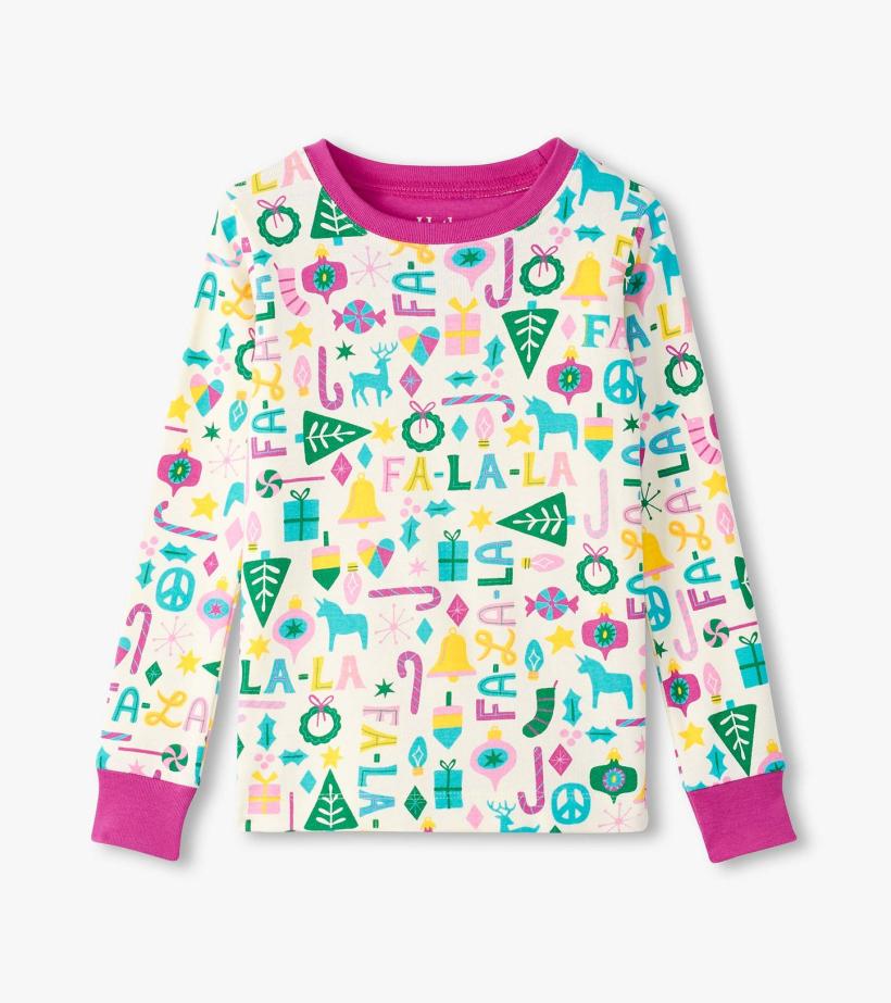 Girls Girls Pink Falala Pajama Set | Hatley Sleepwear