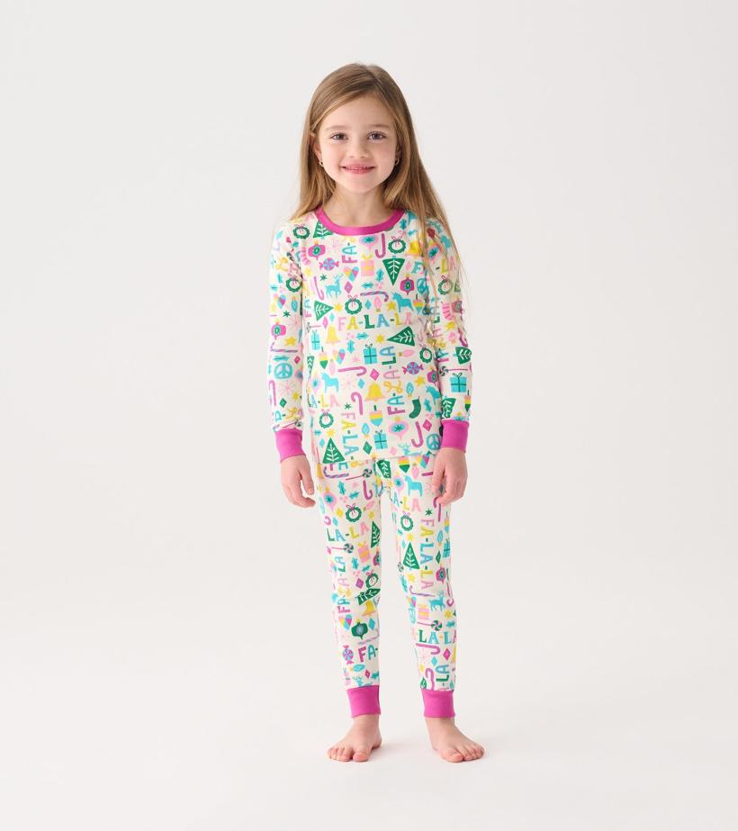 Girls Girls Pink Falala Pajama Set | Hatley Sleepwear
