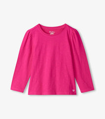 Girls Girls Pink Long Sleeve Graphic Tee | Hatley Tops