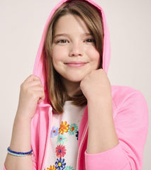 Girls Girls Pink Neon Raglan Hoodie | Hatley Sweaters