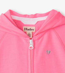 Girls Girls Pink Neon Raglan Hoodie | Hatley Sweaters