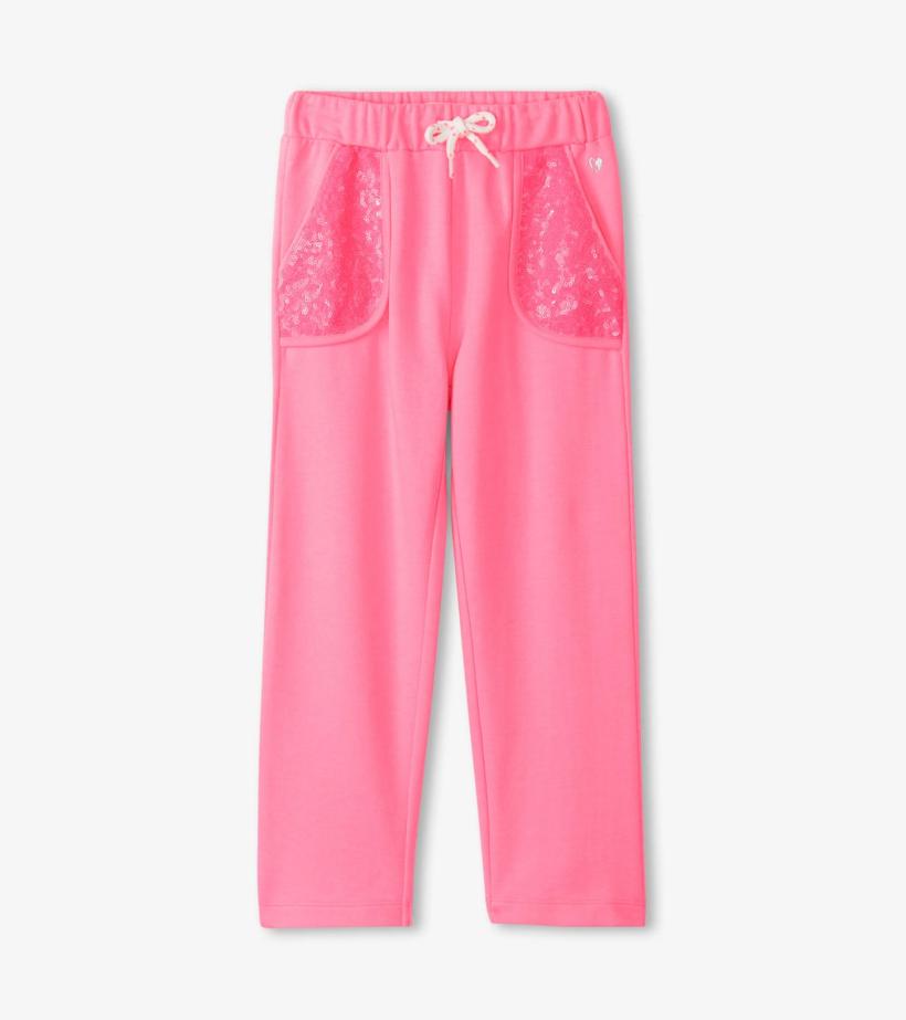 Girls Girls Pink Neon Track Pants | Hatley Bottoms