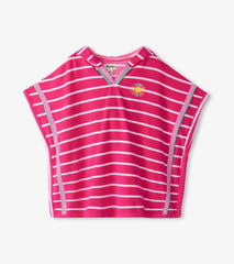 Girls Girls Pink Paradise Hooded Cover-Up | Hatley Swimwear