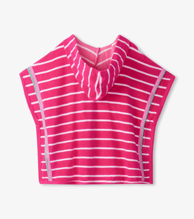 Girls Girls Pink Paradise Hooded Cover-Up | Hatley Swimwear