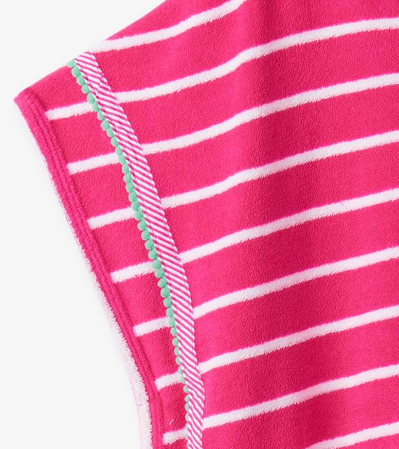 Girls Girls Pink Paradise Hooded Cover-Up | Hatley Swimwear