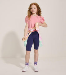 Girls Girls Pink Sachet Twisted Sleeve Tee | Hatley Tops