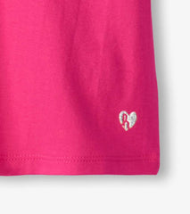 Girls Girls Pink Twisted Sleeve Tee | Hatley Tops