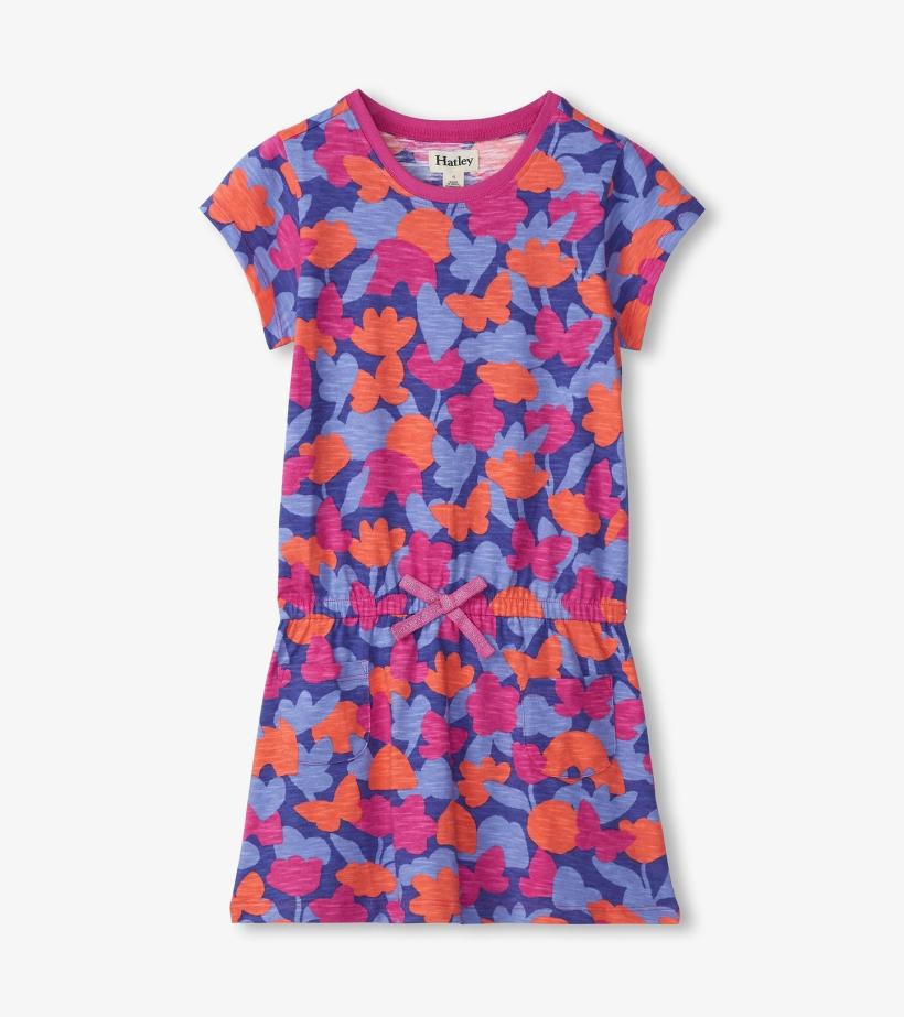 Girls Girls Playful Camo Drop Waist T-Shirt Dress | Hatley Dresses