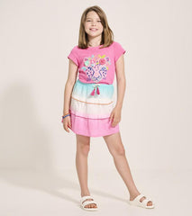 Girls Girls Pretty Cheetah Graphic Tee | Hatley Tops