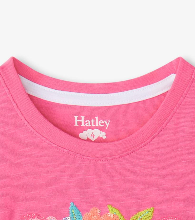 Girls Girls Pretty Cheetah Graphic Tee | Hatley Tops