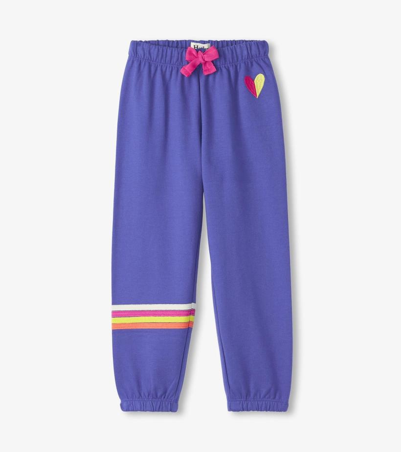 Girls Girls Rainbow Baggy Track Pants | Hatley Bottoms