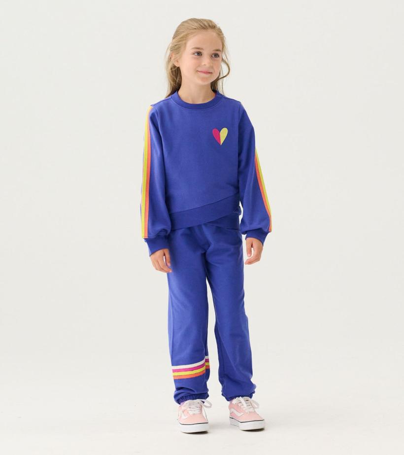 Girls Girls Rainbow Crossover Sweater | Hatley Sweaters