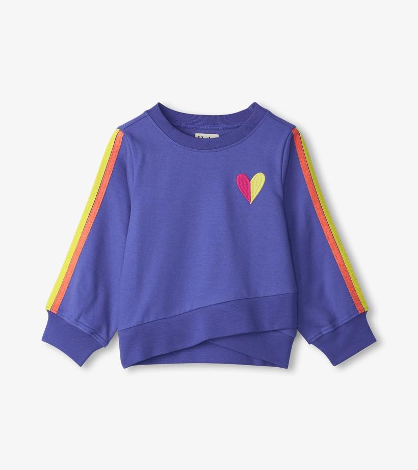 Girls Girls Rainbow Crossover Sweater | Hatley Sweaters