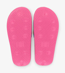 Girls Girls Rainbow Heart Slides | Hatley Swimwear