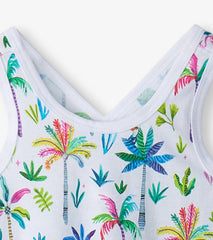 Girls Girls Rainbow Palms Trapeze Dress | Hatley Dresses