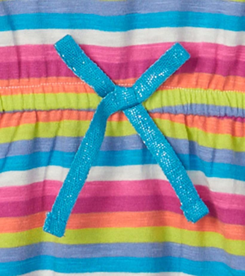 Girls Girls Rainbow Stripes Drop Waist Dress | Hatley Dresses