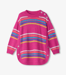 Girls Girls Rainbow Stripes Sweater Tunic | Hatley Sweaters