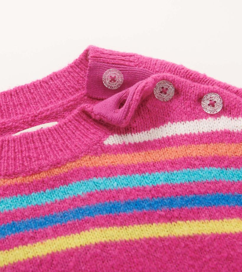 Girls Girls Rainbow Stripes Sweater Tunic | Hatley Sweaters