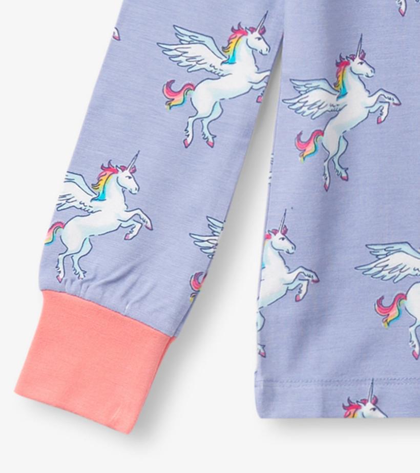 Girls Girls Rainbow Unicorn Bamboo Pajama Set | Hatley Sleepwear