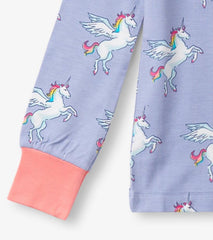 Girls Girls Rainbow Unicorn Bamboo Pajama Set | Hatley Sleepwear