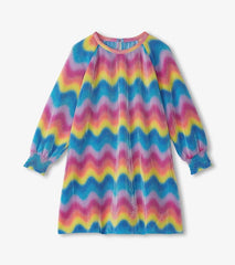 Girls Girls Rainbow Wave Pleated A-Line Dress | Hatley Dresses