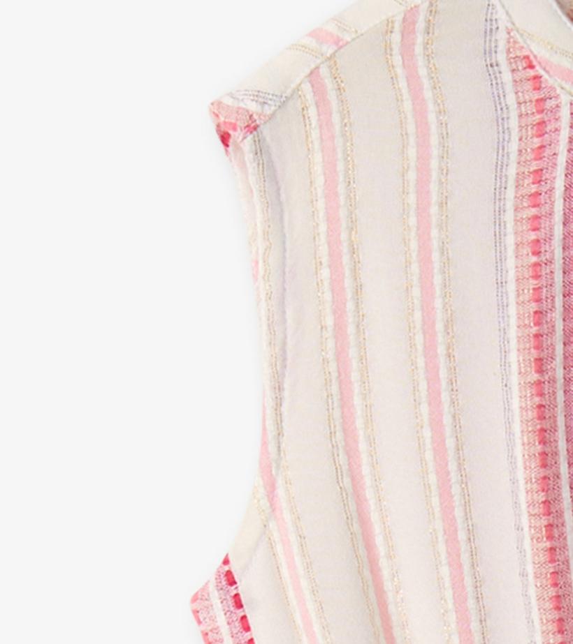 Girls Girls Ribbon Stripe Smocked Waist Dress | Hatley Dresses