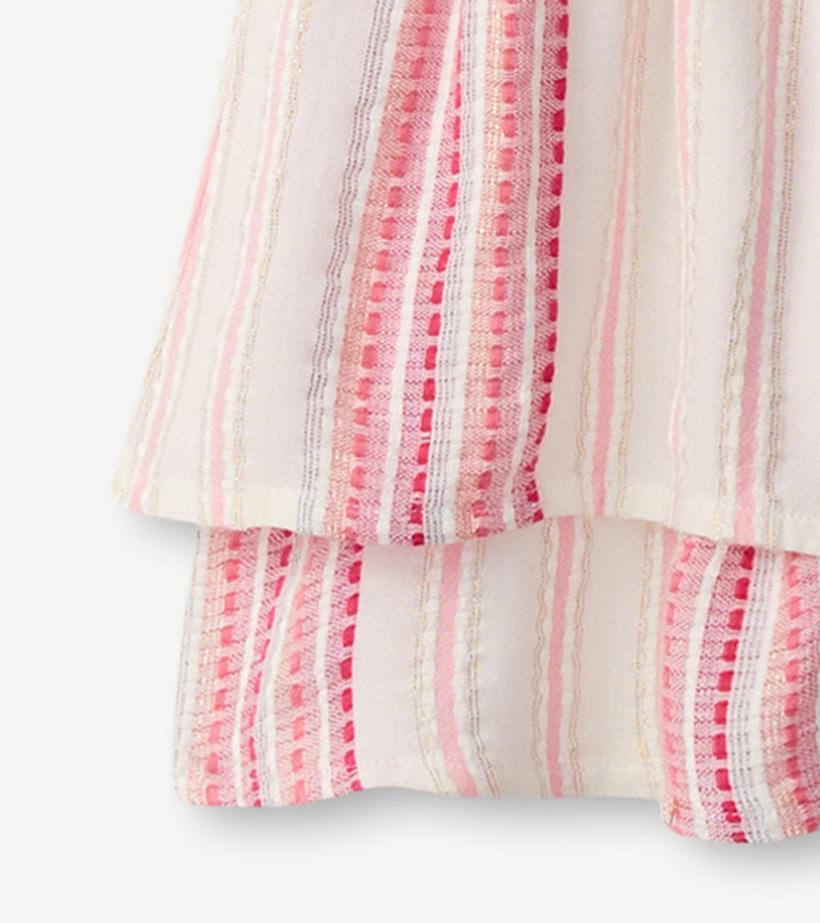 Girls Girls Ribbon Stripe Smocked Waist Dress | Hatley Dresses