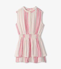 Girls Girls Ribbon Stripe Smocked Waist Dress | Hatley Dresses