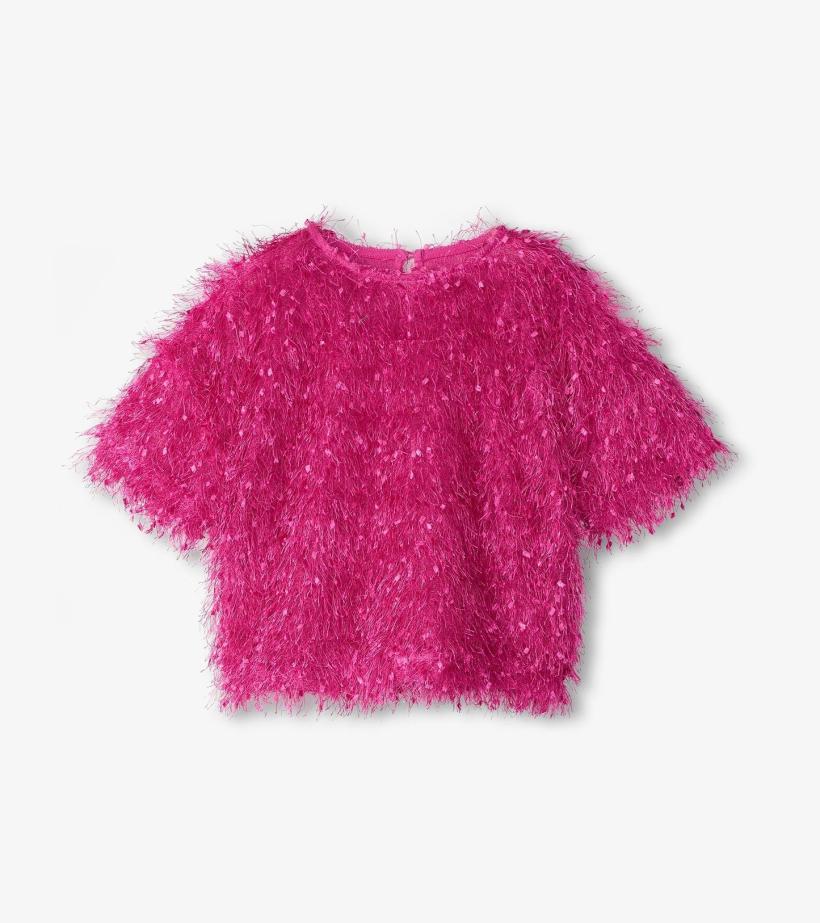 Girls Girls Rose Violet Fluffy Knit Sweater | Hatley Sweaters