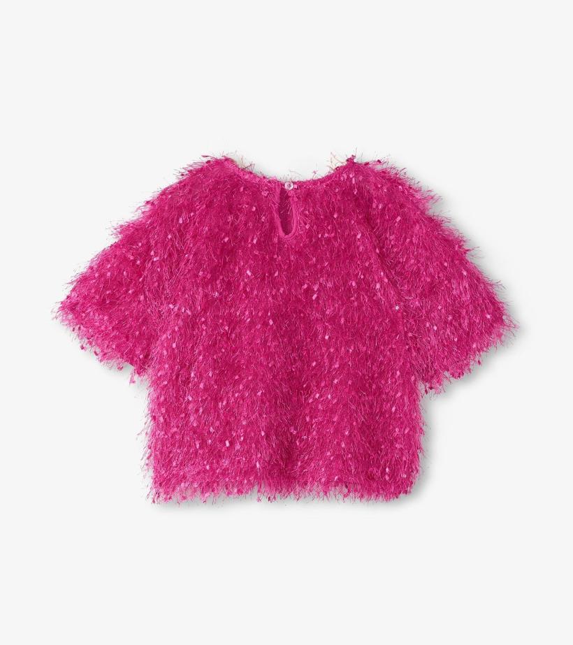 Girls Girls Rose Violet Fluffy Knit Sweater | Hatley Sweaters