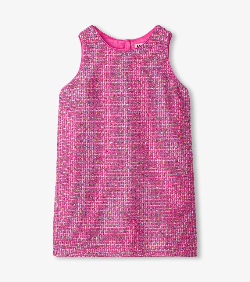 Girls Girls Rose Violet Tweed Dress | Hatley Dresses