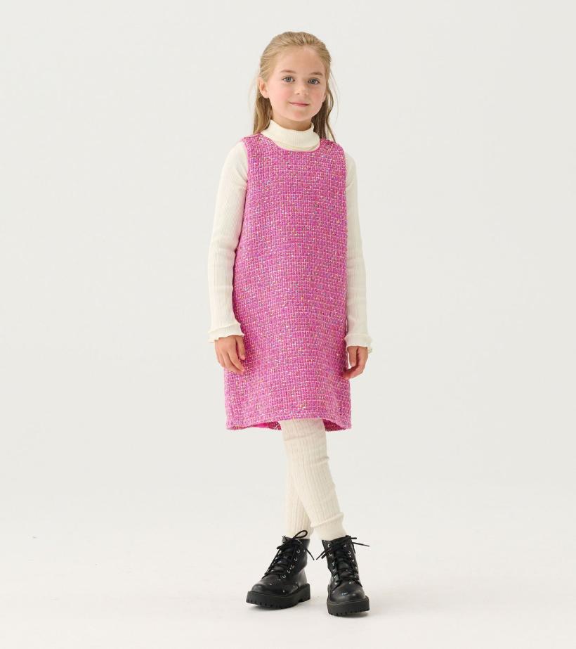 Girls Girls Rose Violet Tweed Dress | Hatley Dresses