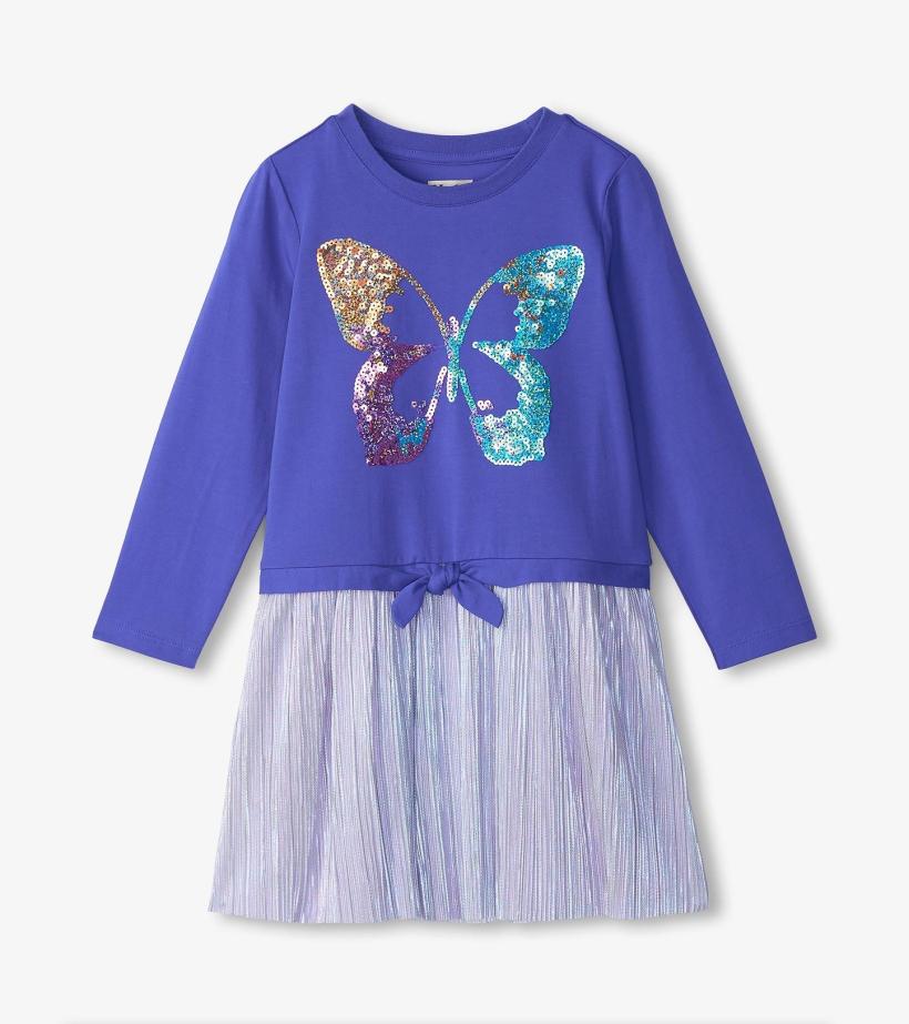 Girls Girls Sequin Butterfly Skirt Dress | Hatley Dresses