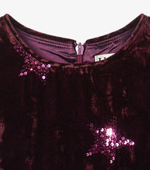 Girls Girls Sequin Stars Velvet Dress | Hatley Dresses