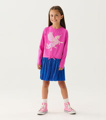 Girls Girls Sequin Unicorn Skirt Dress | Hatley Dresses