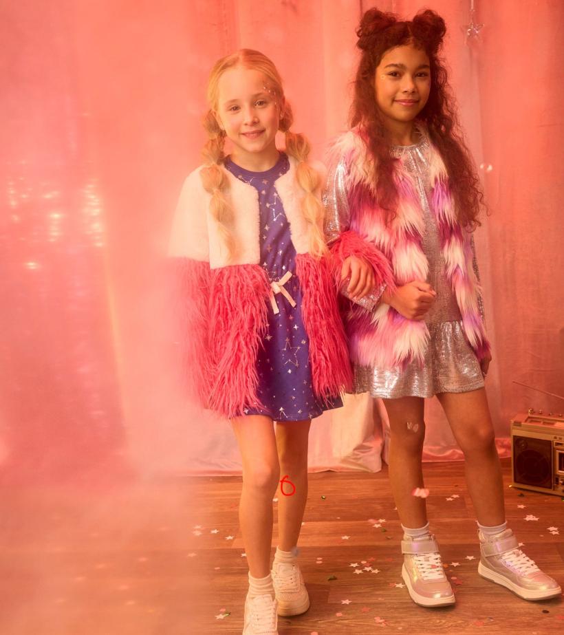 Girls Girls Sheer Pink Faux Fur Jacket | Hatley Sweaters