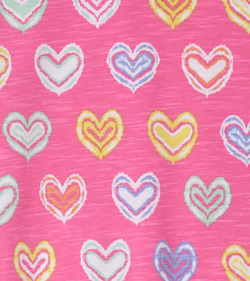 Girls Girls Shibori Hearts Pajama Set | Hatley Sleepwear