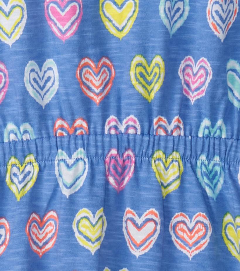 Girls Girls Shibori Hearts Relaxed Dress | Hatley Dresses