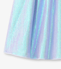 Girls Girls Silver Metallic Mid Length Skirt | Hatley Bottoms