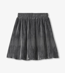 Girls Girls Silver Shine Pleated Velour Skirt | Hatley Bottoms