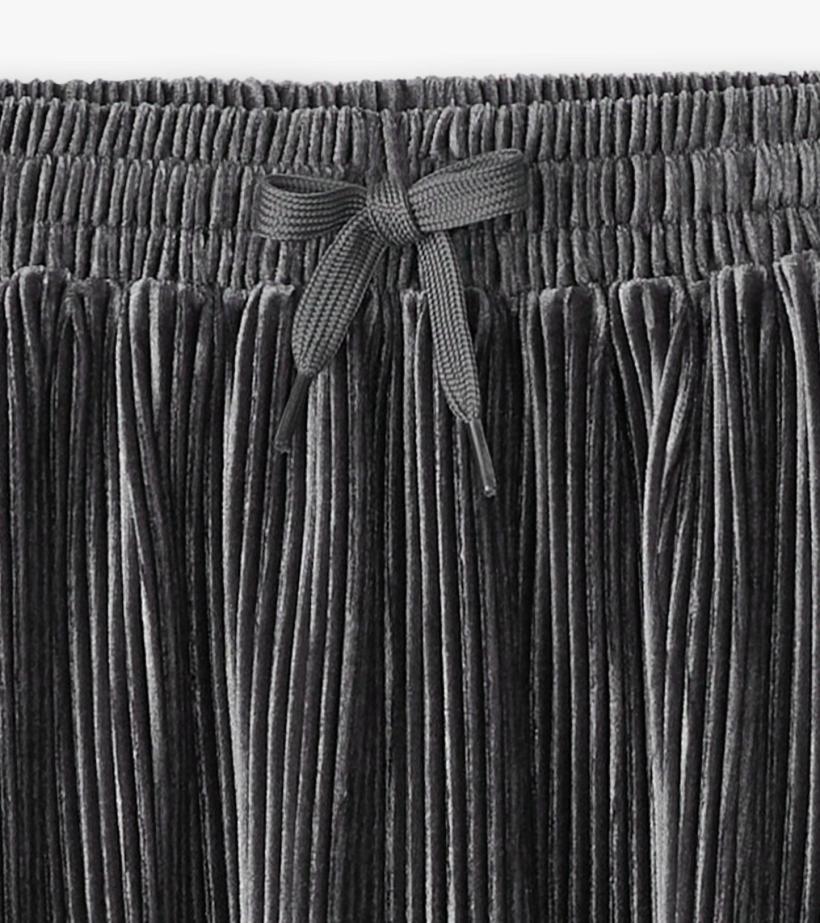 Girls Girls Silver Shine Pleated Velour Skirt | Hatley Bottoms