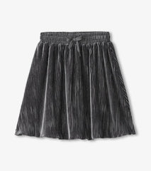 Girls Girls Silver Shine Pleated Velour Skirt | Hatley Bottoms