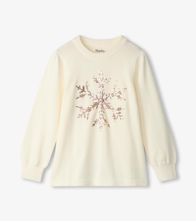 Girls Girls Snowflake Pullover Sweater | Hatley Sweaters