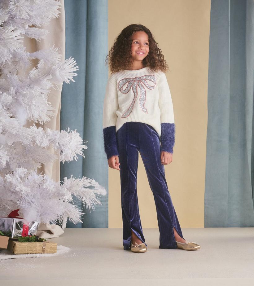 Girls Girls Sparkle Wave Stretchy Flared Pants | Hatley Bottoms