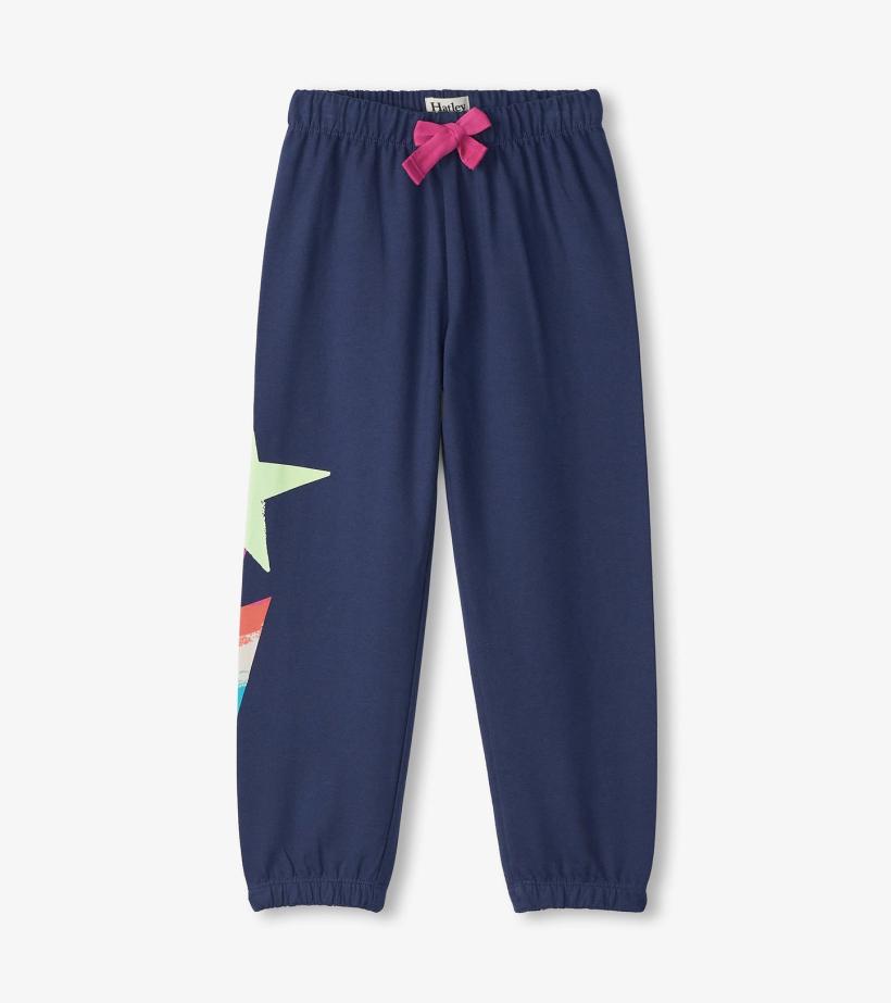 Girls Girls Star Girl Baggy Track Pants Baggy Track Pants | Hatley Bottoms